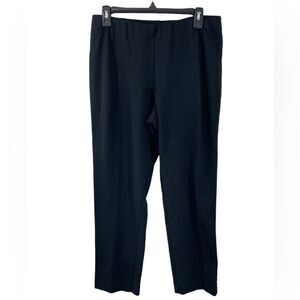 J. Jill Ponte Slim Leg Black Pull-On Legging Pants Size MEDIUM Petite